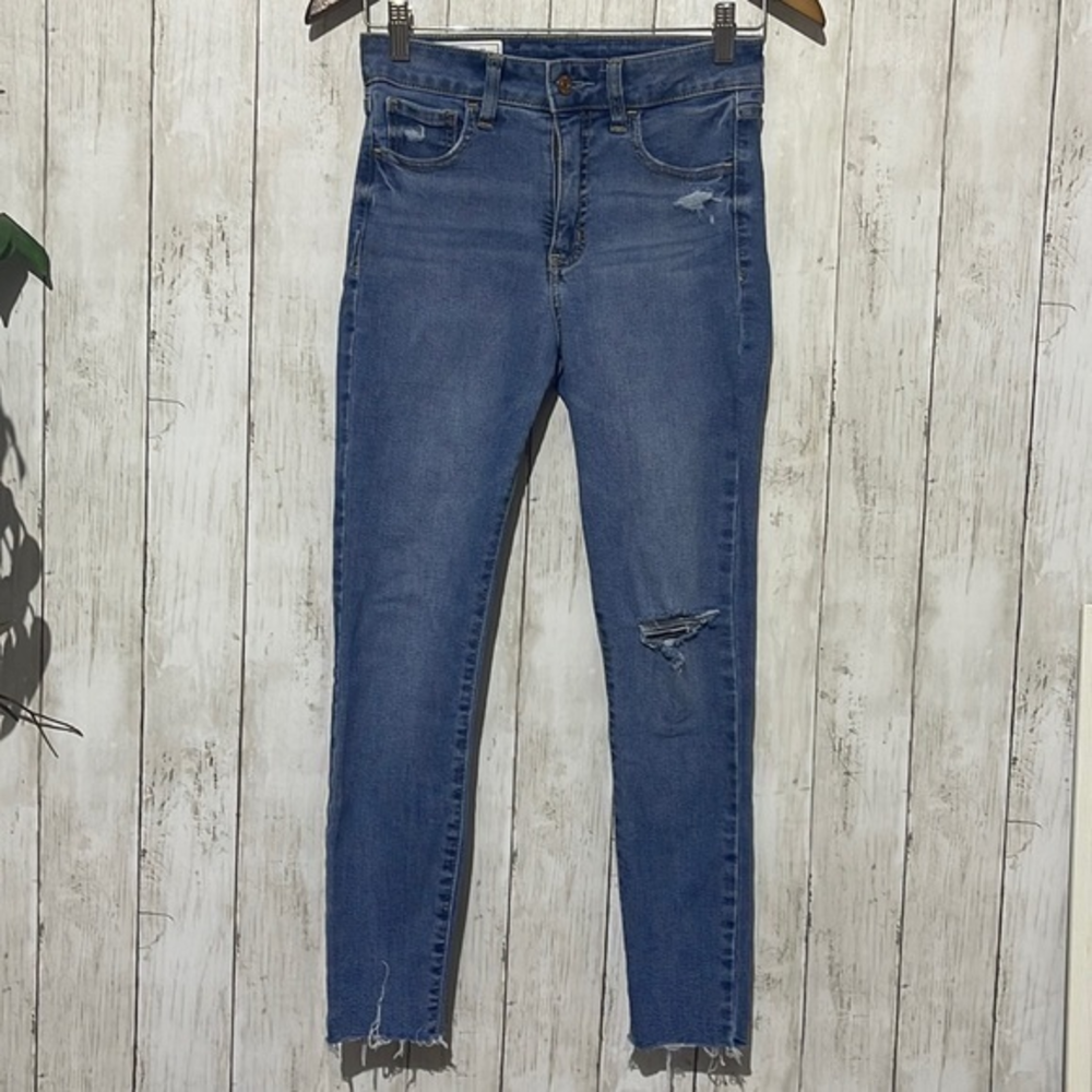 GAP‎ Distressed Universal Jeggings High Rise Jeans size 2p